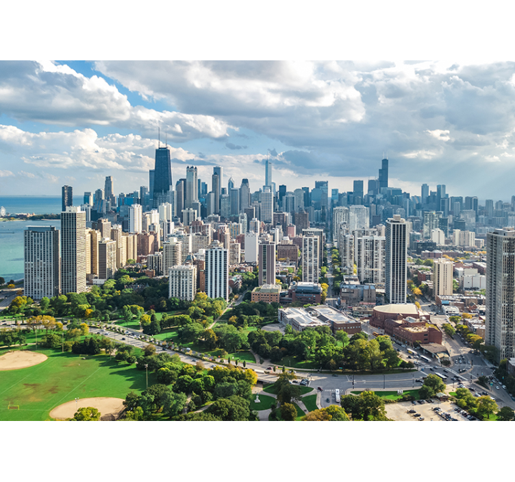 Fototapete Städte skylines von chicago - TenStickers