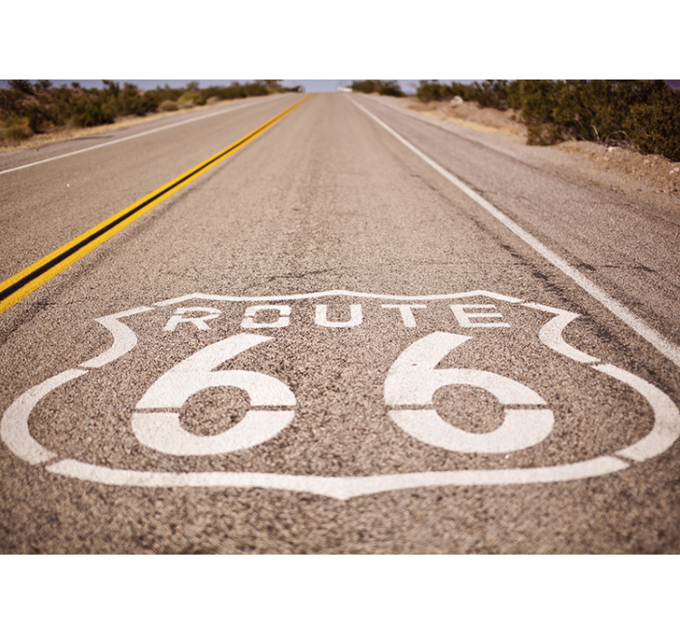 Fototapete Städte ikonische route 66 - TenStickers