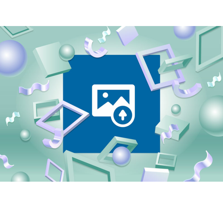 Fototapete Blumen hand hält blüte - TenStickers