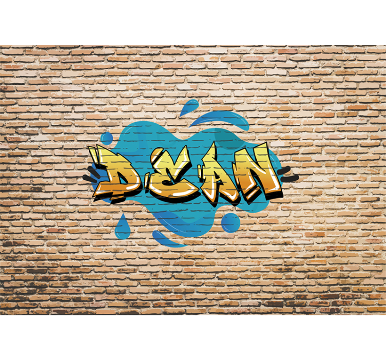 Fototapete graffiti im personalisierten stil - TenStickers