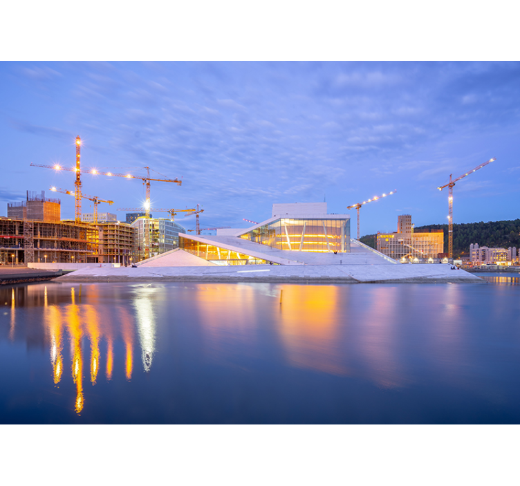 Fototapete Städte modernes architektonisches design - TenStickers