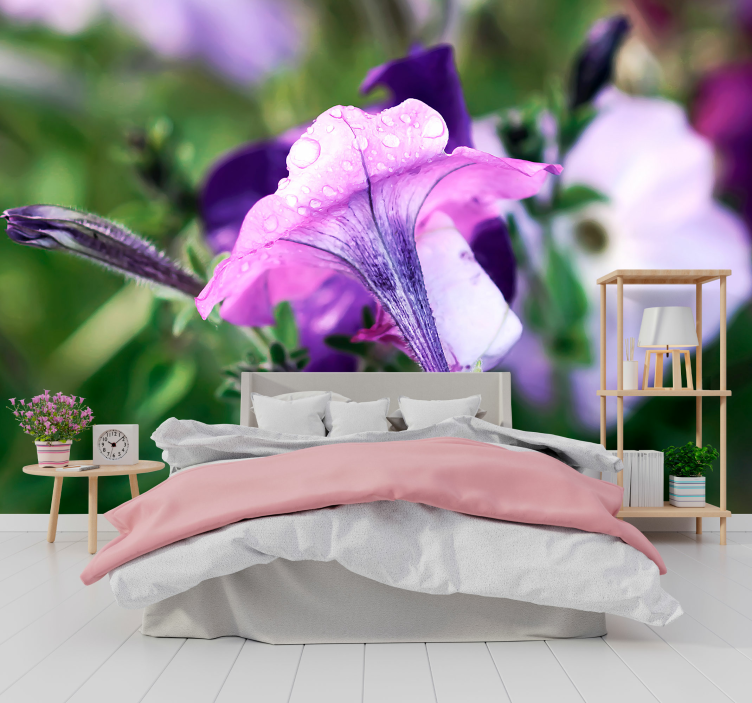 Fototapete Blumen Alpenglöckchen - TenStickers