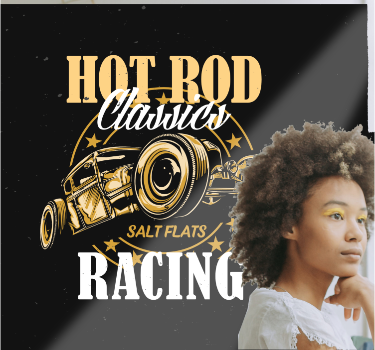 Fototapete fahrzeuge klassische autorennen - TenStickers