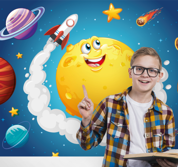 Fototapete fantasie weltraumabenteuer motiv - TenStickers