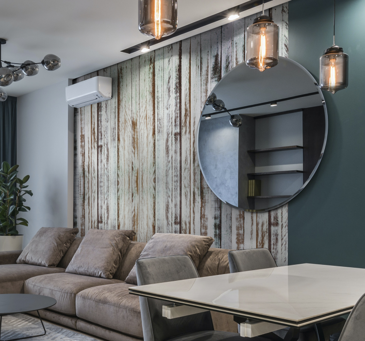 Fototapete Holz Holzlattenmuster - TenStickers