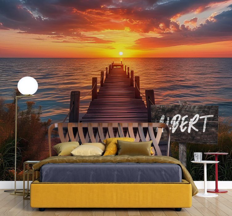 Fototapete Jugendzimmer Sonnenuntergang  - TenStickers