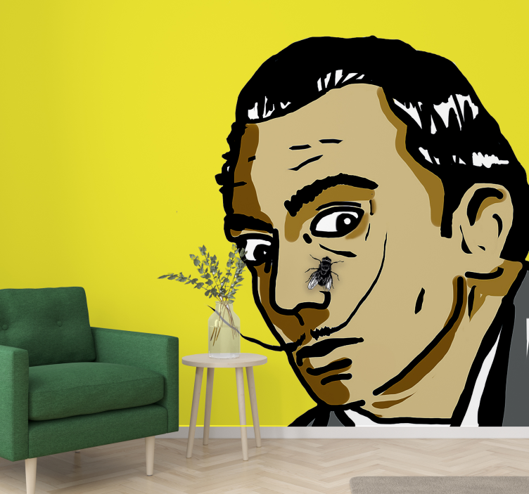 Fototapete Kunst surreale porträtbegegnung - TenStickers