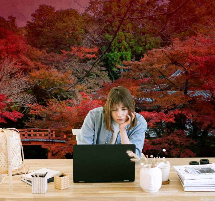 Fototapete natur herbstliche gelassenheit - TenStickers