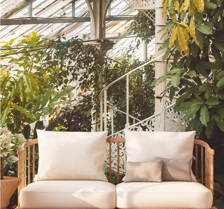 Fototapete natur Üppige grün-oase - TenStickers