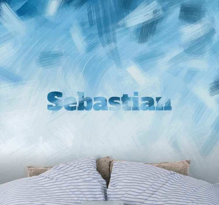 Fototapete personalisiert mit namensgestaltung - TenStickers