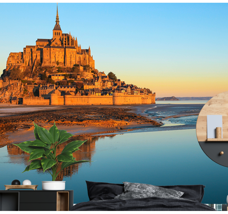 Fototapete Städte und Länder mont saint michel - TenStickers