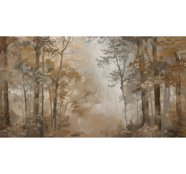 Tapete wald amber herbsthain - TenStickers