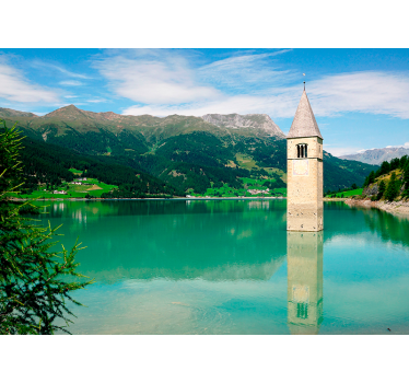 Fototapete See alpenseepanorama - TenStickers
