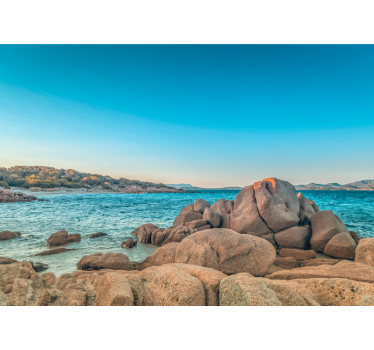Fototapete meer felsen küstenruhe - TenStickers