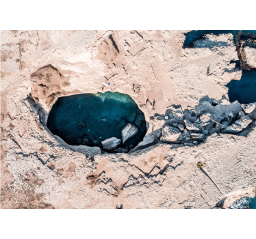 Fototapete Natur felsiger ozeanpool - TenStickers