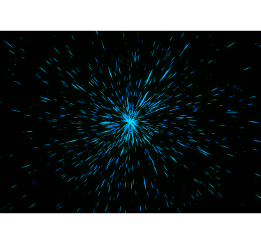 Fototapete weltraum mit sternenexplosionseffekt - TenStickers