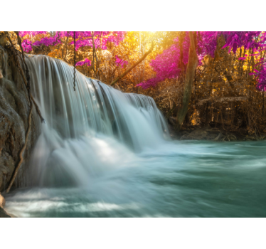 Fototapete wasserfall grand cascade stream - TenStickers