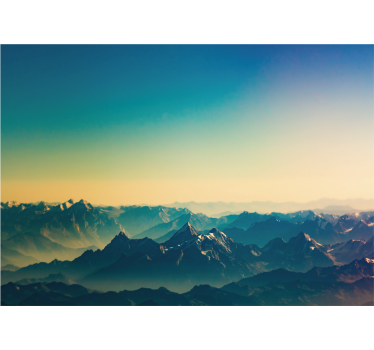 Fototapete Berge grandiose berglandschaft - TenStickers