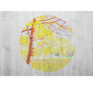 Fototapete natur herbstbaum szene - TenStickers