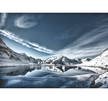 Fototapete Berge majestätische gletscherlandschaft - TenStickers