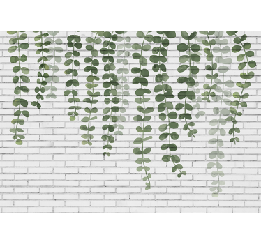 Fototapete baum mit hängendem grün - TenStickers