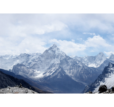 Fototapete berge grand schnee-bedeckte gipfel - TenStickers