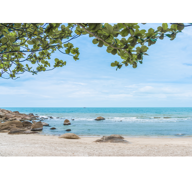 Fototapete natur ruhiger strandblick - TenStickers