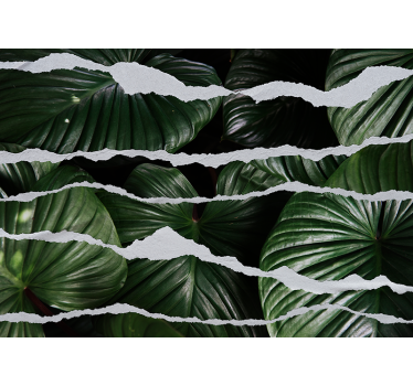 Fototapete natur üppiges blätterdesign - TenStickers