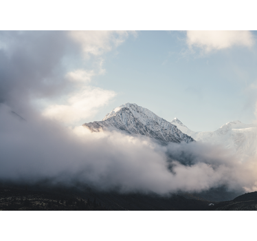 Fototapete berge grand frosty gipfel - TenStickers