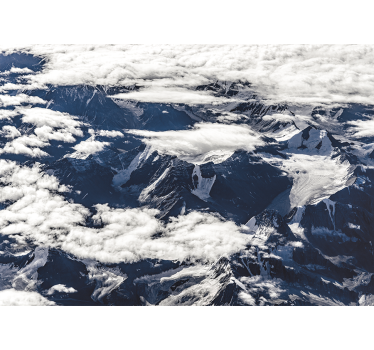 Fototapete berge majestätischer bergblick - TenStickers