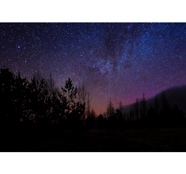 Fototapete weltraum abendhimmel leinwand - TenStickers