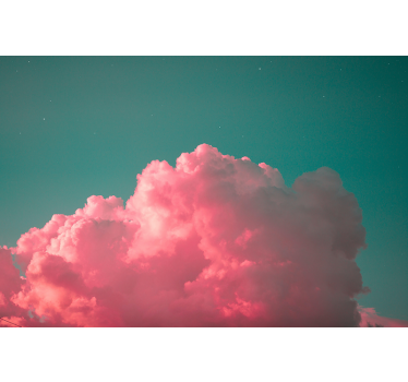 Fototapete Himmel verträumte rosa wolken - TenStickers