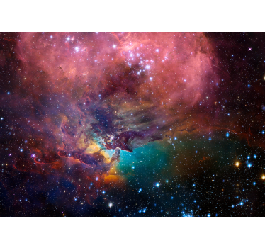 Fototapete weltraum kosmische nebel szene - TenStickers
