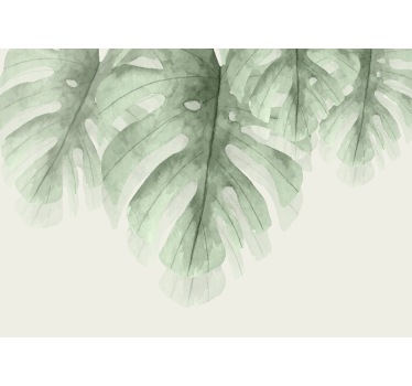 Fototapete Natur großes tropisches blatt - TenStickers