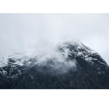 Fototapete berge eiskalter gipfel der berge - TenStickers