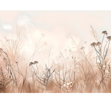Wilde Pflanzen Fototapete Natur - TenStickers