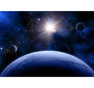 Fototapete Weltraum kosmisches leseerlebnis - TenStickers