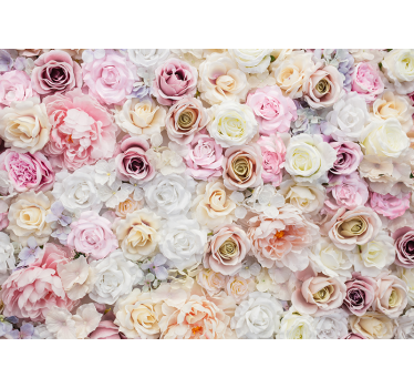 Fototapete blumen zarte blumenvielfalt - TenStickers