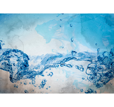 Fototapete Natur erfrischender wasserfluss - TenStickers