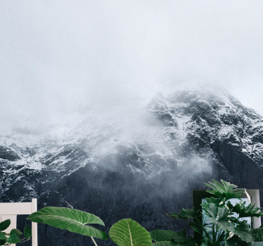 Fototapete berge eiskalter gipfel der berge - TenStickers