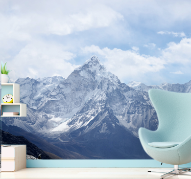 Fototapete berge grand schnee-bedeckte gipfel - TenStickers