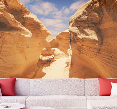 Fototapete berge mit felsformationen im canyon - TenStickers