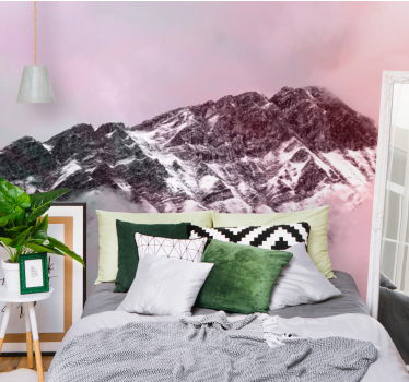 Fototapete berge schneebedeckter gipfel - TenStickers
