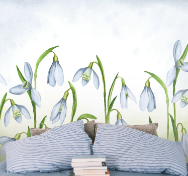 Fototapete blumen schneeglöckchen flora - TenStickers