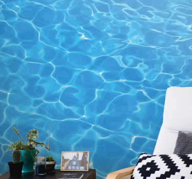 Fototapete meer klare wasseroberfläche - TenStickers