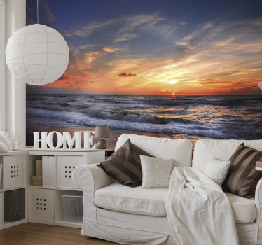Fototapete Meer sonnenuntergang seelandschaft - TenStickers