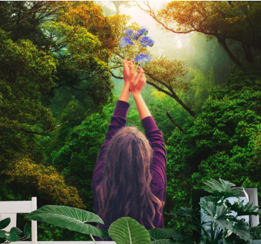 Fototapete natur blüten erreichen - TenStickers