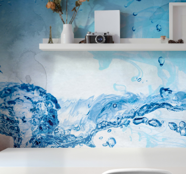 Fototapete Natur erfrischender wasserfluss - TenStickers