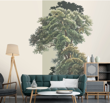 Fototapete natur farbige blätterlandschaft - TenStickers