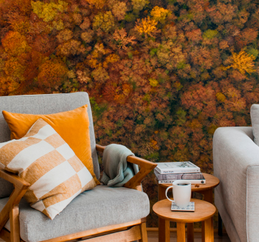 Fototapete natur herbstlaubansicht - TenStickers